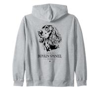 Proud Boykin Spaniel Mom Funny Dog Owners Boykin Spaniel Dog Zip Hoodie