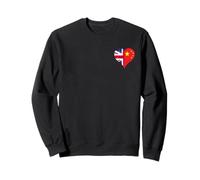 Proud British Chinese on National Day A Small China UK Flag Sweatshirt