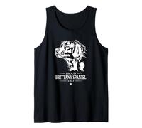 Proud Brittany Spaniel Dad Funny Dog Owners Brittany Dog Tank Top