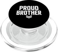 Proud Brother Bold Sibling Pride Family Statement PopSockets PopGrip for MagSafe