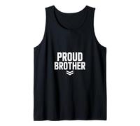 Proud Brother Bold Sibling Pride Family Statement Tank Top