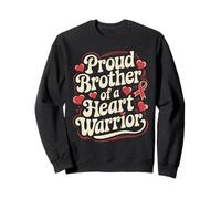Proud Brother Heart Warrior CHD Awareness Sweatshirt