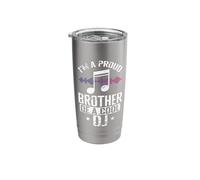 Proud Brother of a Cool DJ Stainless Steel Insulated Tumbler