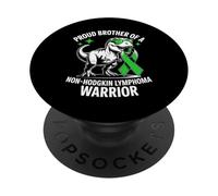 Proud Brother of a Non-Hodgkin Lymphoma Warrior PopSockets Adhesive PopGrip