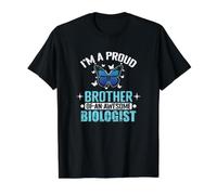 Proud Brother of an Awesome Biologist Value Graphic T-Shirt, Men, Black, M