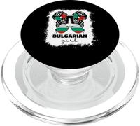Proud Bulgarian Girl Kids Bulgaria Flag Pride Roots Girls PopSockets PopGrip for MagSafe
