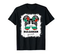 Proud Bulgarian Girl Kids Bulgaria Flag Pride Roots Girls T-Shirt