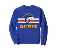 Proud CABO VERDE Born Africa Roots Boys Vacay Dad Shark Flag Sweatshirt
