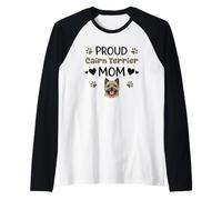 Proud Cairn Mom Cairn Terrier Dog Lover Raglan Baseball Tee