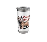 Proud Cairn Terrier Dog Breed Owner Stainless Steel Insulated Tumbler