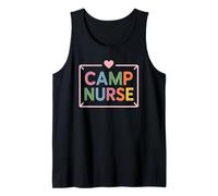 Proud Camp Nurse Camping Trip Appreciation Life Nursing Tank Top