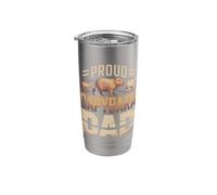 Proud Capybara Dad Stainless Steel Insulated Tumbler