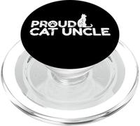 Proud Cat Uncle Feline Paw Fun PopSockets PopGrip for MagSafe