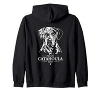 Proud Catahoula Dad Funny Dog Owners Catahoula Leopard Dog Zip Hoodie