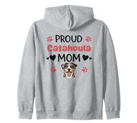 Proud Catahoula Mom Catahoula Leopard Dog Dog Lover Zip Hoodie