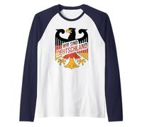 Proud Cheer Germany WIR SIND Deutschland Country Favorite Raglan Baseball Tee