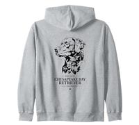 Proud Chesapeake Bay Retriever Mom Funny Dog Owners Dog Zip Hoodie