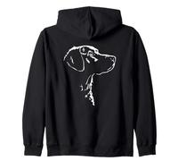 Proud Chesapeake Bay Retriever portrait dog mom dog Zip Hoodie
