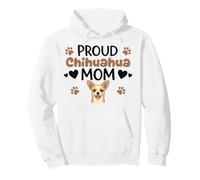 Proud Chihuahua Mom Chihuahua Dog Lover Pullover Hoodie