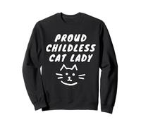 Proud Childless Cat Lady Anti-Republican Cats Mom Politics Sweatshirt