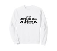 Proud Chin Mom Japanese Chin Dog Lover Sweatshirt