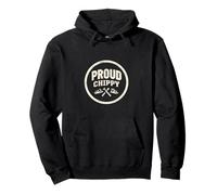 Proud Chippy British Carpenter Funny Gift For Men Pullover Hoodie