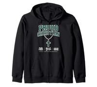 Proud Christian Faith First Christian Streetwear Zip Hoodie