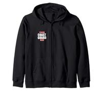 Proud coast guard mom Zip Hoodie