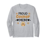 Proud Cocker Mom American Cocker Spaniel Dog Lover Long Sleeve T-Shirt