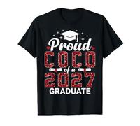 Proud Coco of a 2027 Graduate Senior Graduation Year Value Graphic T-Shirt