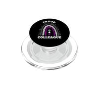 Proud Colleague Ace Pride Boho Rainbow PopSockets PopGrip for MagSafe