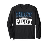 Proud Commercial Airline Pilot Airplane Career Pride Long Sleeve T-Shirt