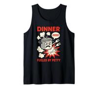 Proud Cook Humor Cooking Mode Activated Kitchen Chaos Style Tank Top