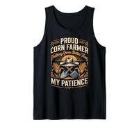 Proud Corn Farmer Nothing Grows Better Funny Saying Tank Top