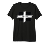 Proud Cornish Expat or Roots in Kernow A Cool Cornwall Flag Premium T-Shirt