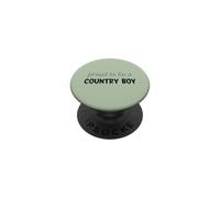 Proud Country - Boy - Celebrate rural or semi-rural life PopSockets Adhesive PopGrip