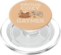 Proud Cozy Gayer LGBTQ+ Gamer Pride Chill Playful Vibe PopSockets PopGrip for MagSafe