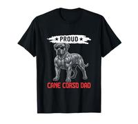 Proud Dad Matching Cane Corso Owner Father's Day Muscle T-Shirt