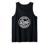 Proud Dad of 2025 Graduate Honor Celebration Art Tank Top
