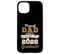 Proud Dad of a Class of 2026 Graduate Shirt Melanin Case for iPhone 15 Plus