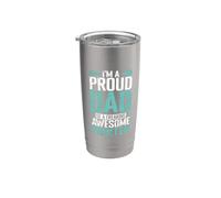 Proud Dad of a Freaking Awesome Painter Stainless Steel Insulated Tumbler