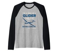 Proud Dad of A Glider Pilot Flight Gliding Soaring Aircraft Raglan Baseball Tee