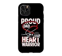 Proud Dad Of A Heart Warrior CHD Coronary Heart Disease Case for iPhone 11 Pro