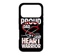 Proud Dad Of A Heart Warrior CHD Coronary Heart Disease Case for iPhone 17 Pro