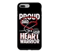 Proud Dad Of A Heart Warrior CHD Coronary Heart Disease Case for iPhone 7 Plus/8 Plus