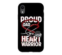 Proud Dad Of A Heart Warrior CHD Coronary Heart Disease Case for iPhone XR