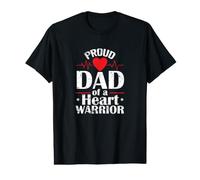 Proud Dad of a Heart Warrior Value Graphic T-Shirt