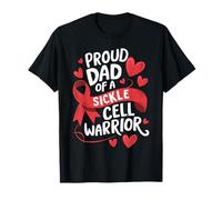 Proud Dad Of A Sickle Cell Warrior Sickle Cell Awareness T-Shirt
