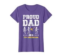 Proud Dad Of A T21 Warrior Down Syndrome Awareness T-Shirt