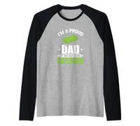 Proud Dad of an Awesome Cashier Retail Worker Raglan Baseball Tee